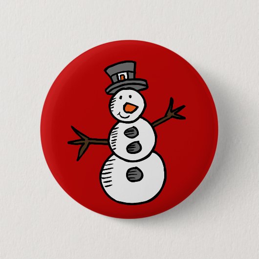 Snowman Button (Vorderseite)