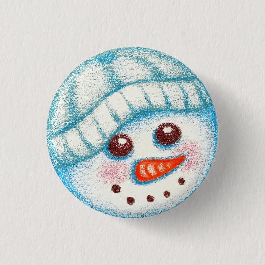 Snowman Button (Vorderseite)