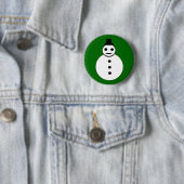 Snowman Button lächeln Weihnachten (Beispiel)