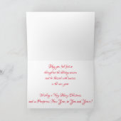 "Snowman Cake" Christmas Card #1 Karte (Innenseite)