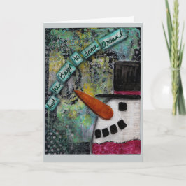 Snowman Card - Verzauberung Feiertagskarte