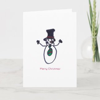 Snowman Card - Von Antoine Feiertagskarte