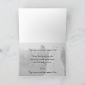 Snowman Cards Personalisierte Weihnachtskarten Feiertagskarte (Innenseite)