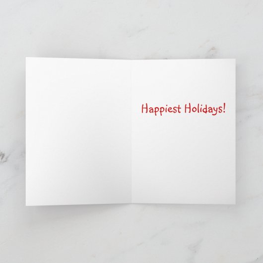 Snowman Caroler Feiertagskarte (Innenseite)