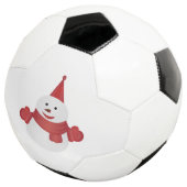 Snowman Cartoon Fußball (Dreiviertel)