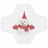 Snowman Cartoon Fußball (Flach)