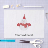Snowman Cartoon Seidenpapier (Handwerk)