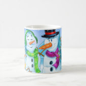 Snowman-Cartoon-Tasse Kaffeetasse (Mittel)