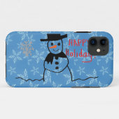 Snowman Case-Mate iPhone Hülle (Rückseite (Horizontal))