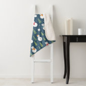 Snowman Cats Holiday Pattern Sherpadecke (Beispiel)