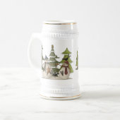 Snowman-Chat Bierglas (Vorderseite Links)