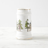 Snowman-Chat Bierglas (Mittel)