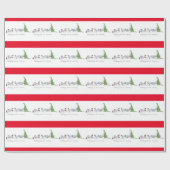 Snowman Chat Urlaub Geschenkpapier (Flach)