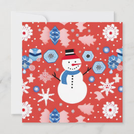 Snowman Chillin' Einladung