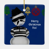 Snowman Cholo New Mexico Weihnachtsschmuck Zia (Rückseite)