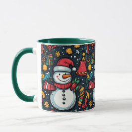 Snowman Christmas 2025 Combo-Tasse Tasse