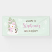 Snowman Christmas Banner (Horizontal)