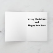 Snowman Christmas Card Feiertagskarte (Innenseite)