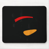 Snowman Christmas Character Face Mousepad (Vorne)