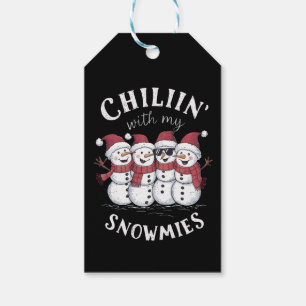 Snowman Christmas Chillin mit meinen Snowmies-Gesc Geschenkanhänger