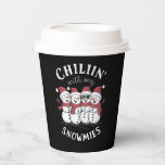 Snowman Christmas Chillin mit meinen Snowmies-Gesc Pappbecher<br><div class="desc">Snowman Christmas Chillin mit meinen Snowmies-Geschenken</div>
