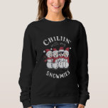 Snowman Christmas Chillin mit meinen Snowmies-Gesc Sweatshirt<br><div class="desc">Snowman Christmas Chillin mit meinen Snowmies-Geschenken</div>