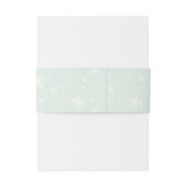 Snowman Christmas Einladungsbanderole (Rückseitenbeispiel)