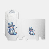 Snowman Christmas Elegante Winterferien Geschenkschachtel (Ungefaltet)