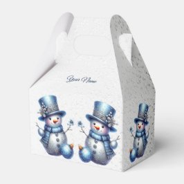 Snowman Christmas Elegante Winterferien Geschenkschachtel
