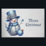 Snowman Christmas Elegante Winterferien Seidenpapier<br><div class="desc">Schneemann Weihnachten Elegant Winter Holidays Tissue Paper. Einzigartiges,  schönes,  stilvolles Design. Leicht personalisiert zu sein. Schriftart Stil,  Größe und Farben können geändert werden. Matching-Elemente sind verfügbar.</div>