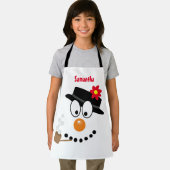 Snowman Christmas Fun Novelty Cartoon Schürze (Insitu)