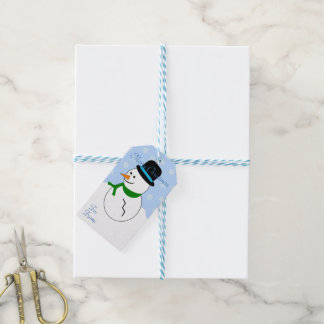 Snowman Christmas Geschenkanhänger
