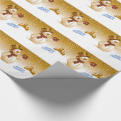 Snowman Christmas Geschenkpapier (Ecke)