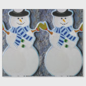 Snowman Christmas Geschenkpapier (Flach)