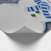 Snowman Christmas Geschenkpapier (Ecke)