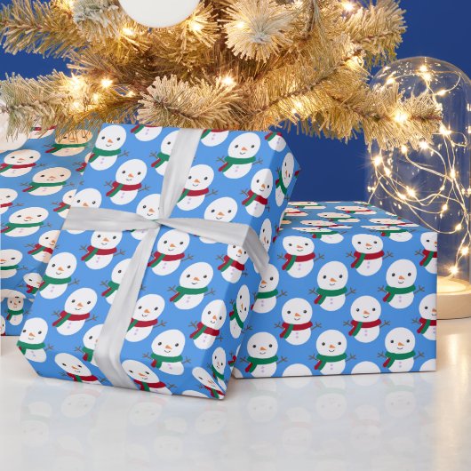 Snowman Christmas Geschenkpapier (Feiertage)