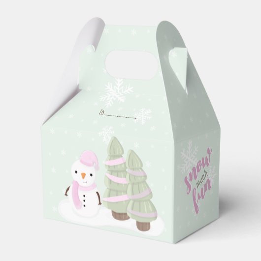 Snowman Christmas Geschenkschachtel (Vorderseite)