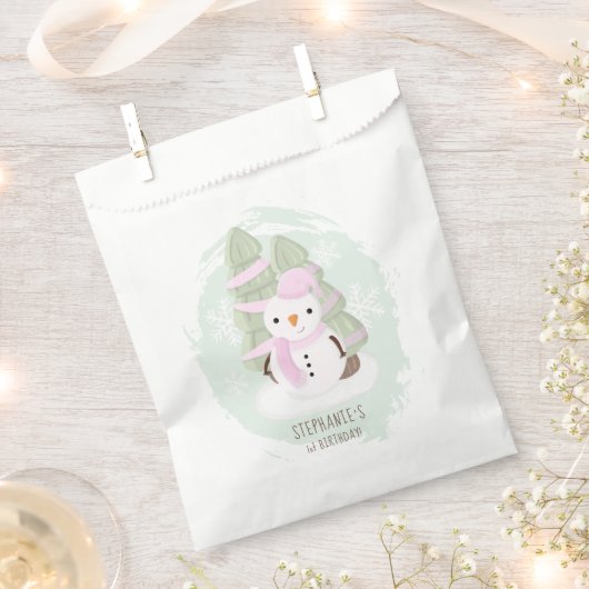 Snowman Christmas Geschenktütchen (Ausgeschnitten)