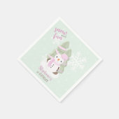 Snowman Christmas Napkins Serviette (Ecke)
