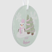 Snowman Christmas Ornament (Vorderseite)