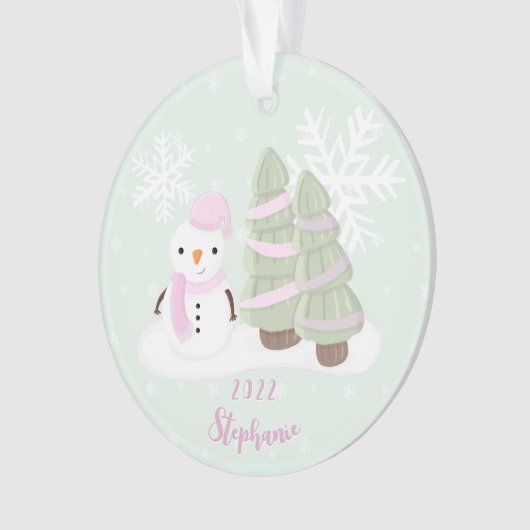 Snowman Christmas Ornament (Vorderseite)