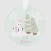 Snowman Christmas Ornament (Vorderseite)