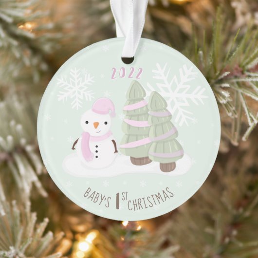 Snowman Christmas Ornament (Baum)
