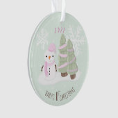 Snowman Christmas Ornament (Vorderseite)