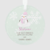 Snowman Christmas Ornament (Rückseite)