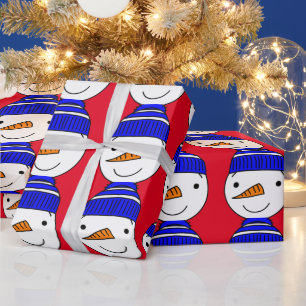 SNOWMAN CHRISTMAS Packpapier