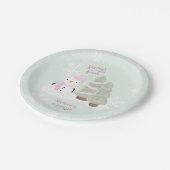 Snowman Christmas Paper Teller (Schrägansicht)