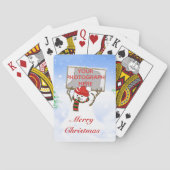 Snowman Christmas playing cards Spielkarten (Rückseite)