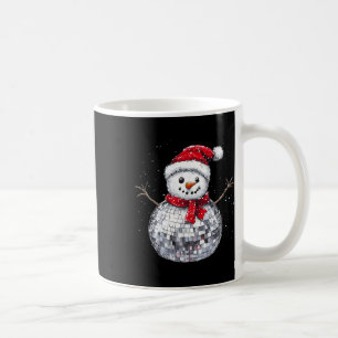 Snowman Christmas Retro Weihnachtsmannmütze Disco Kaffeetasse