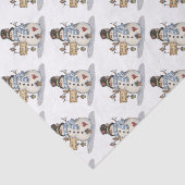Snowman Christmas Seidenpapier (Ausschnitt)